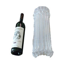 PE /PA Plastic Air Cushion Column  Air Bag For Protection Red Wine Bottle